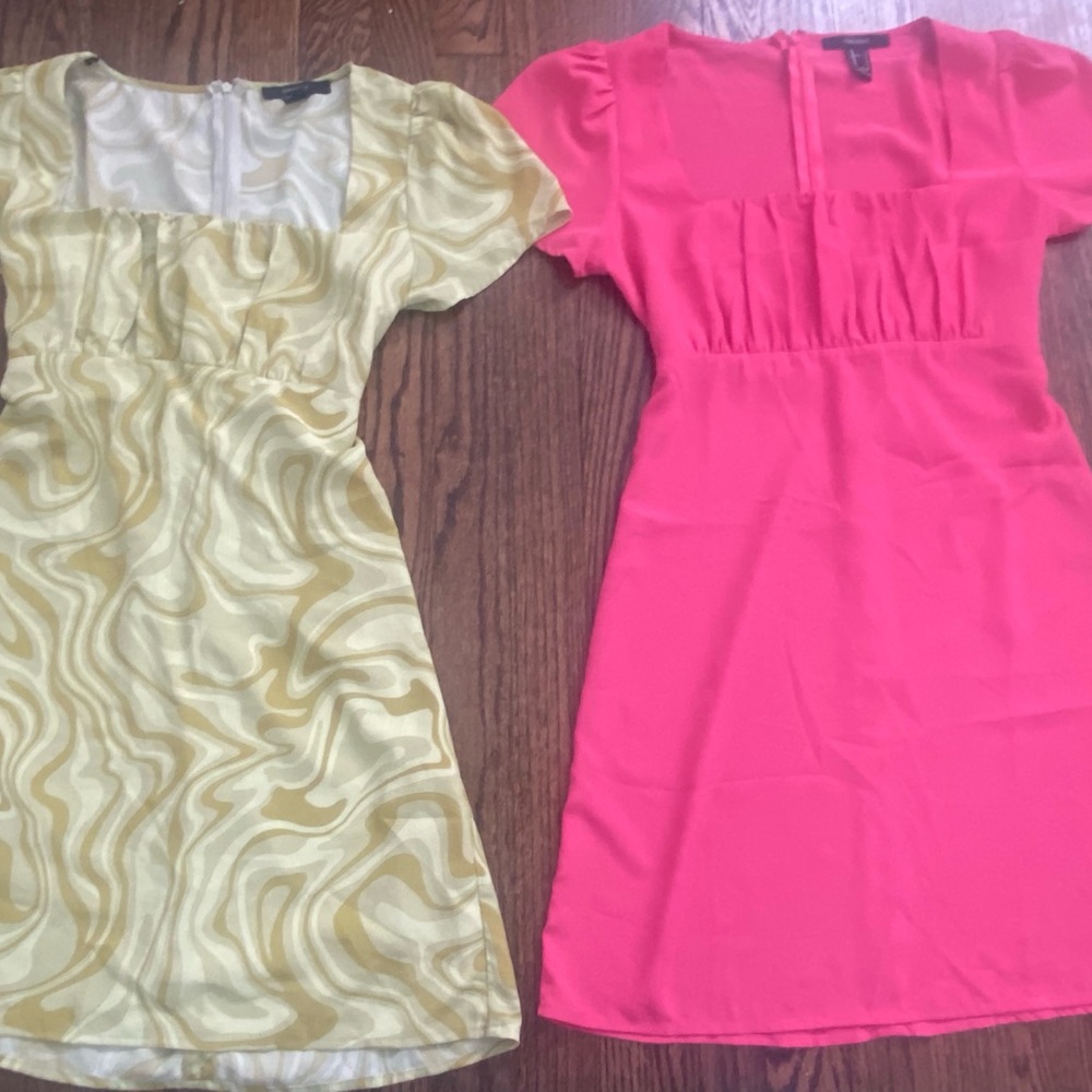 Forever 21: dress in Green and Barbie.